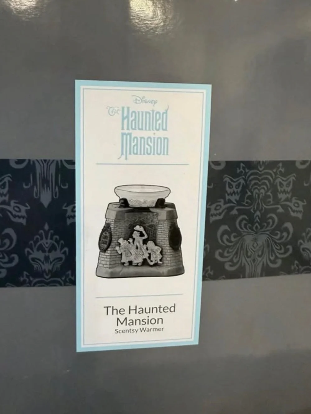 Disney Haunted Mansion Wax Warmer in Teal and Gray